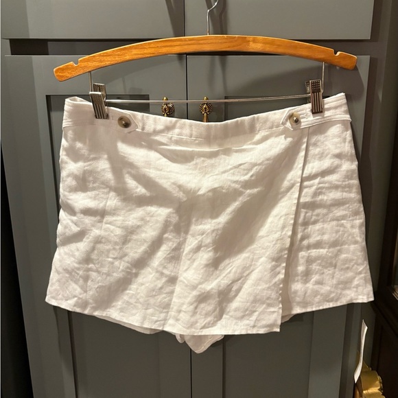 Reformation Clover Linen Micro Skort - Picture 3 of 6